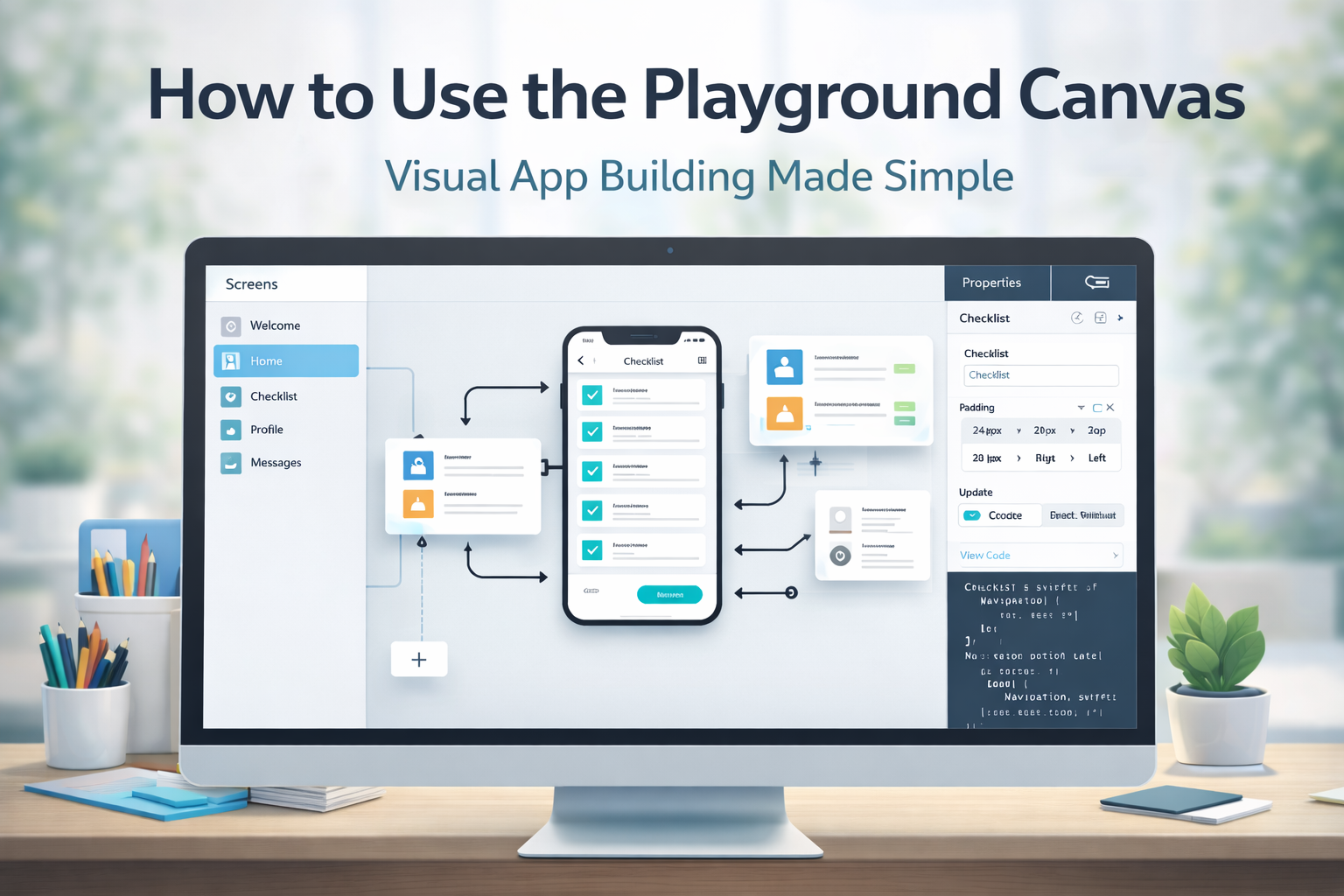 How to Use the Playground Canvas in AppForceStudio